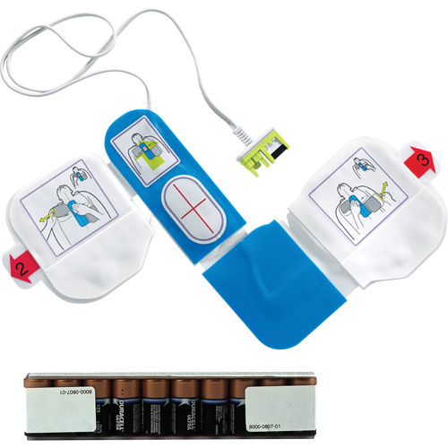Ensemble de bloc-pile & CPR-D-Padz, Zoll AED Plus Pour, Classe 4 Nia-Chem Ltd.