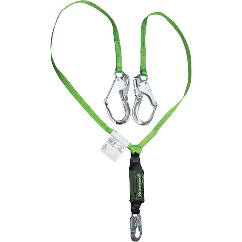 Miller&reg; HP Shock-Absorbing Lanyard, 6', Locking Rebar Hook Center, Locking Snap Hook Leg Ends, Polyester Nia-Chem Ltd.