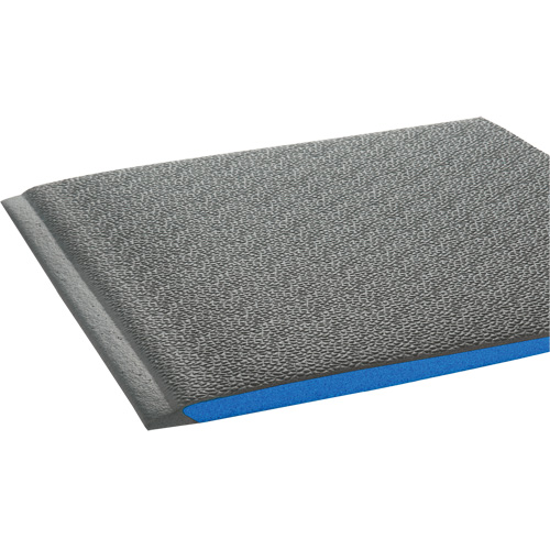 Wear-Bond Comfort-King Ergonomic Mats, Pebbled, 3' x 5' x 9/16", Grey, Vinyl Foam Nia-Chem Ltd.