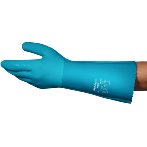 AlphaTec&reg; 04-003 Chemical Resistant Gloves, Size 8, 14" L, Nitrile/PVC, Fleece Inner Lining, Winter Weight Nia-Chem Ltd.