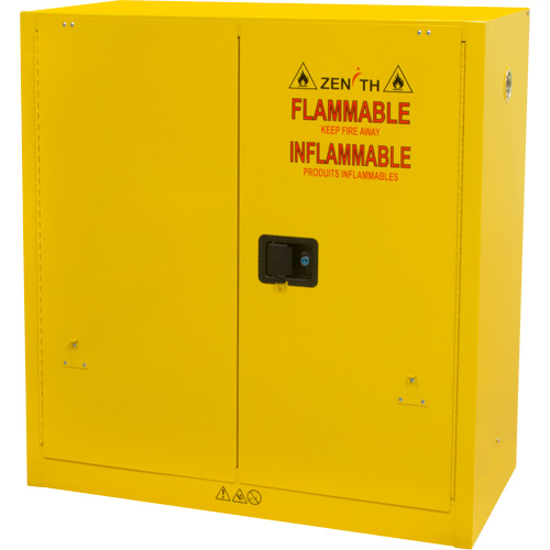 Armoire pour produits inflammables, 30 gal., 2 Porte(s), 43" La x 44" h x 18" p Nia-Chem Ltd.
