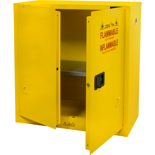 Armoire pour produits inflammables, 30 gal., 2 Porte(s), 43" La x 44" h x 18" p Nia-Chem Ltd.