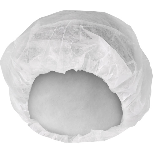 Bonnets bouffants &agrave; usage l&eacute;ger KleenGuard A10, SMMMS, 21", Blanc Nia-Chem Ltd.