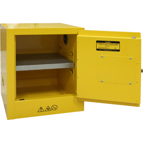 Armoire pour produits inflammables, 4 gal., 1 Porte(s), 17" La x 22" h x 18" p Nia-Chem Ltd.