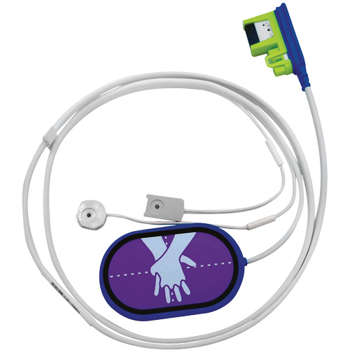 Fils coupl&eacute;s d'&eacute;l&eacute;ctrodes de formation RCR Uni-Padz, Zoll AED 3 Pour, Non m&eacute;dical Nia-Chem Ltd.