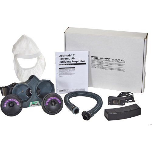 Trousse d'intervention d'APR &agrave; &eacute;puration d'air motoris&eacute; OptimAir TL, Capuchon & visi&egrave;re, Pile Lithium-ion Nia-Chem Ltd.