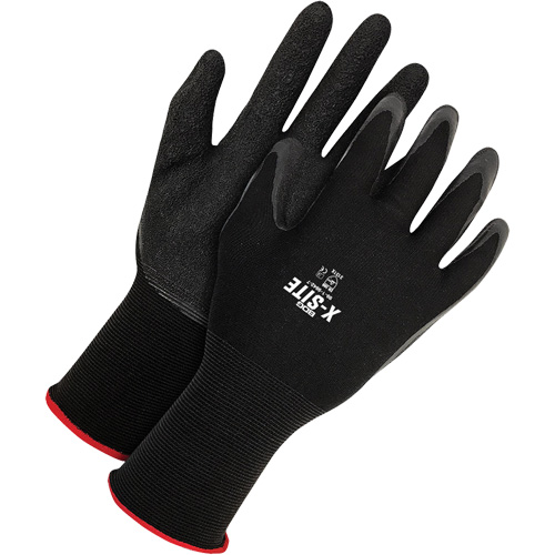 Gants enduits X-Site, 11, R&ecirc;vetement Latex, Calibre 15, Enveloppe en Nylon Nia-Chem Ltd.