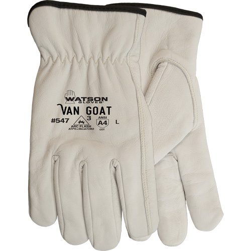 Gants de travail r&eacute;sistants aux coupures Van Goat, Grand, 36 cal/cm², Niveau 3, NFPA 70E Nia-Chem Ltd.