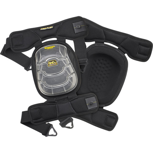 Gel-Tek Stabili-Cap Articulated Kneepads, Buckle Style, Plastic Caps, Gel Pads Nia-Chem Ltd.