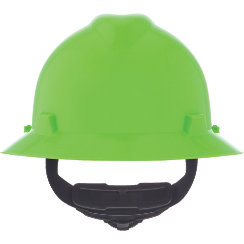 Casque de s&eacute;curit&eacute; &agrave; fente et bordure compl&egrave;te V-Gard, R&eacute;pond aux normes CSA type 1, Suspension Rochet, Non ventil&eacute; Nia-Chem Ltd.