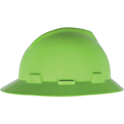Casque de s&eacute;curit&eacute; &agrave; fente et bordure compl&egrave;te V-Gard, Suspension &agrave; douille, Non ventil&eacute; Nia-Chem Ltd.