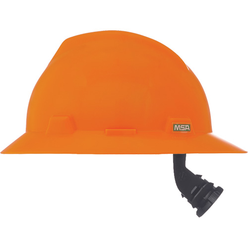 Casque de s&eacute;curit&eacute; &agrave; fente et bordure compl&egrave;te V-Gard, R&eacute;pond aux normes CSA type 1, Suspension Rochet, Non ventil&eacute; Nia-Chem Ltd.