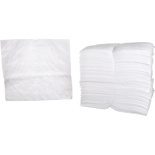 Petroleum Sorbent Pads, Oil Only, 19" x 17", 38.7 gal. Absorbancy Nia-Chem Ltd.