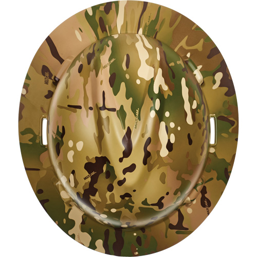 Casque de s&eacute;curit&eacute; &agrave; bordure compl&egrave;te Hydro Dip V-Gard, R&eacute;pond aux normes CSA type 1, Suspension Rochet, Non ventil&eacute; Nia-Chem Ltd.