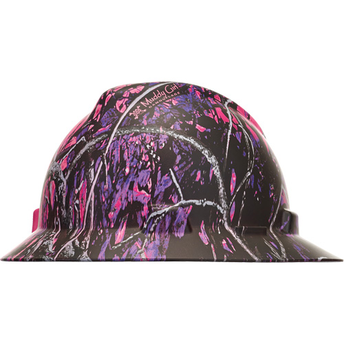 Casque de s&eacute;curit&eacute; &agrave; bordure compl&egrave;te Hydro Dip V-Gard, R&eacute;pond aux normes CSA type 1, Suspension Rochet, Non ventil&eacute; Nia-Chem Ltd.