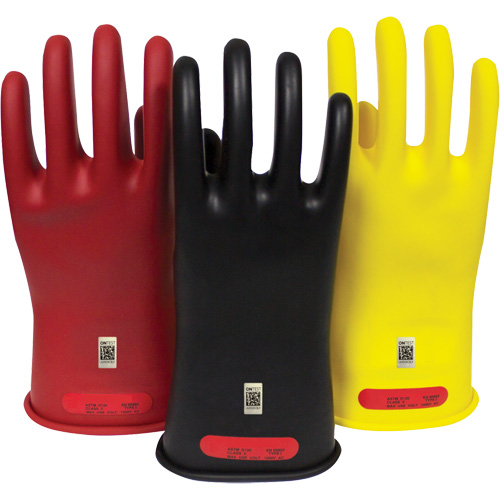 Arcguard Rubber Voltage Gloves, Size 8, 10" L Nia-Chem Ltd.