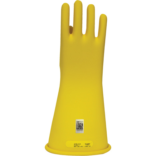Arcguard Rubber Voltage Gloves, Size 8, 10" L Nia-Chem Ltd.
