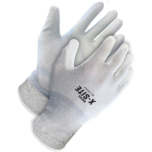 Gants enduits antistatiques X-Site, 8, R&ecirc;vetement Polyur&eacute;thane, Calibre 15, Enveloppe en Nylon/Cuivre Nia-Chem Ltd.