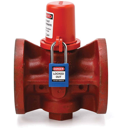 Housse de s&eacute;curit&eacute; pour fontaine et dispositif de cadenassage pour robinet &agrave; tournant, Ensemble Vanne/Robinet &agrave; eau Nia-Chem Ltd.