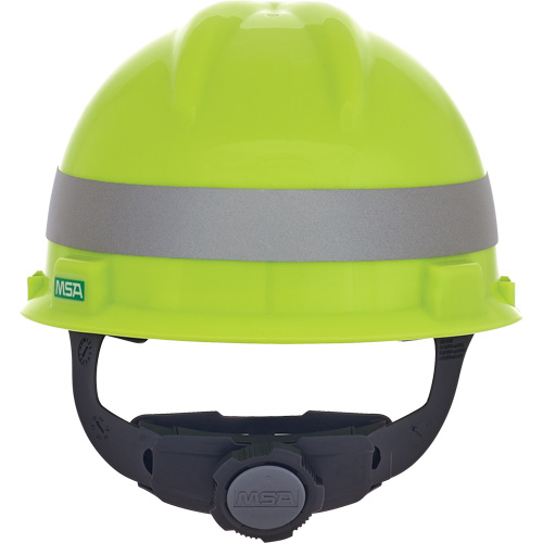 Casque de s&eacute;curit&eacute; &agrave; fentes V-Gard, R&eacute;pond aux normes CSA type 1, Suspension Rochet, Non ventil&eacute; Nia-Chem Ltd.