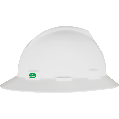 V-Gard&reg; GREEN Slotted Full Brim Hard Hat, Meets CSA Type 1, Ratchet Suspension Nia-Chem Ltd.