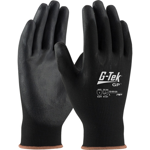 G-Tek&reg; GP Coated Gloves, Small, Polyurethane Coating, 13 Gauge, Nylon Shell Nia-Chem Ltd.