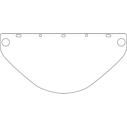 Visi&egrave;re de s&eacute;curit&eacute; universelle Dynamic, Polycarbonate, Teinte Transparent Nia-Chem Ltd.