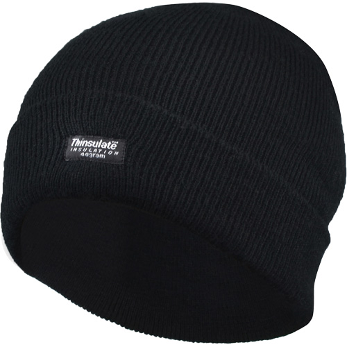Lined Cuff Tuque, Thinsulate Lining, One Size, Black Nia-Chem Ltd.
