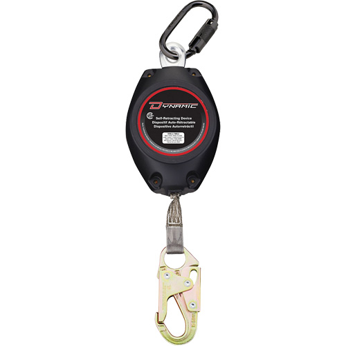 Dynamic Self-Retracting Lifeline, 20', Dyneema&reg;, Swivel Nia-Chem Ltd.
