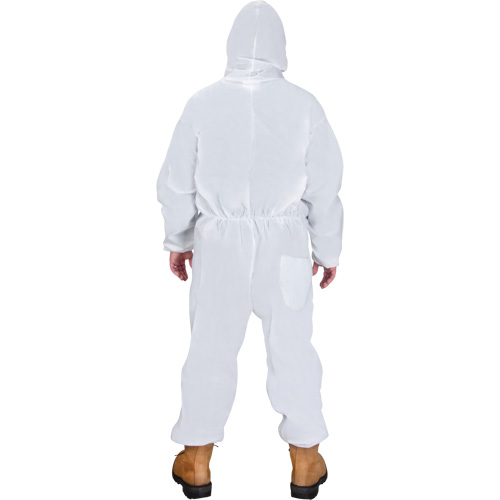 Hooded Coveralls, Medium, White, SMS Nia-Chem Ltd.