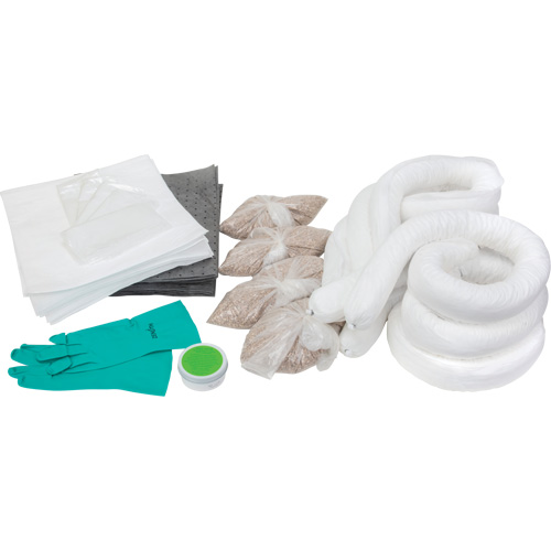 Spill Kit, Oil Only/Universal, Overpack, 20 US gal. Absorbancy Nia-Chem Ltd.
