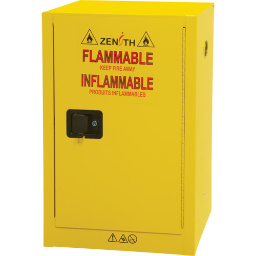 Armoire de rangement pour a&eacute;rosols inflammables, 12 gal., 1 Porte(s), 23" La x 35" h x 18" p Nia-Chem Ltd.