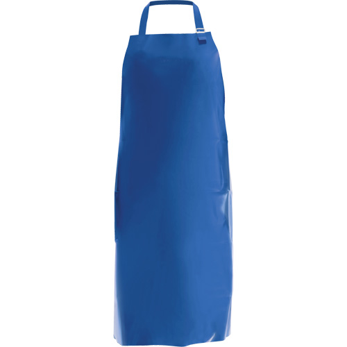 Endurosaf Bib Apron, Polyurethane, 50" L x 34" W, Blue Nia-Chem Ltd.