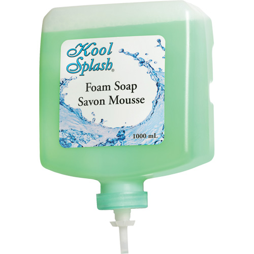 Savon apaisant &agrave; l'alo&egrave;s Kool Splash, Mousse, 1000 ml, Parfum&eacute; Nia-Chem Ltd.