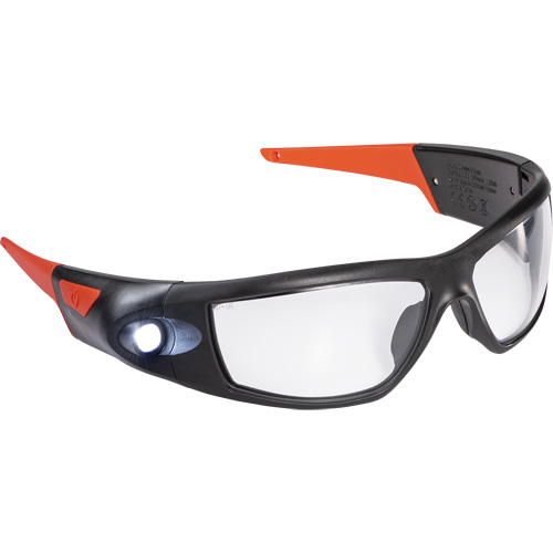 SPG500 Rechargeable Inspection Beam Safety Glasses, Clear Lens, ANSI Z87+ Nia-Chem Ltd.
