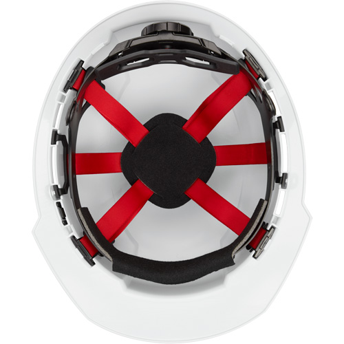 Casque de s&eacute;curit&eacute; &agrave; bordure avant, R&eacute;pond aux normes CSA type 1, Suspension Rochet, Non ventil&eacute; Nia-Chem Ltd.