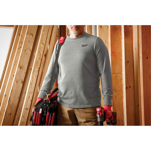 T-shirt de travail hybride, Hommes, Petit, Gris Nia-Chem Ltd.