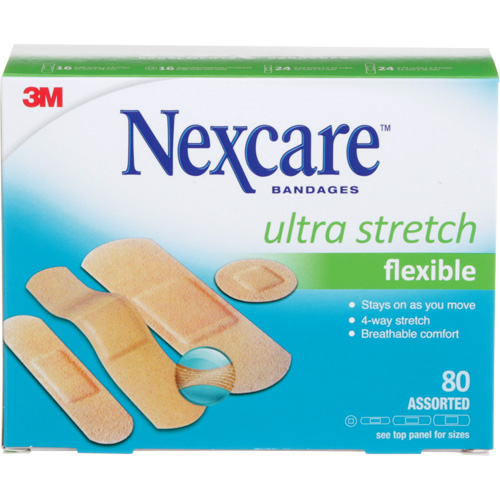 Pansements ultra-extensibles Nexcare, Assorti, Plastique, Non st&eacute;rile Nia-Chem Ltd.