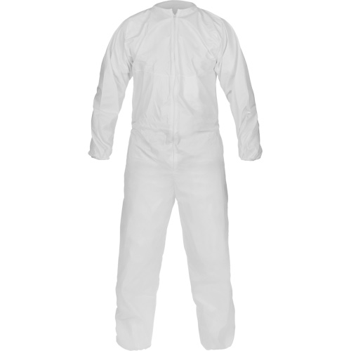 Combinaison non st&eacute;rile de fabrication &eacute;co-efficace CleanMax, Moyen, Blanc, Microporeux Nia-Chem Ltd.