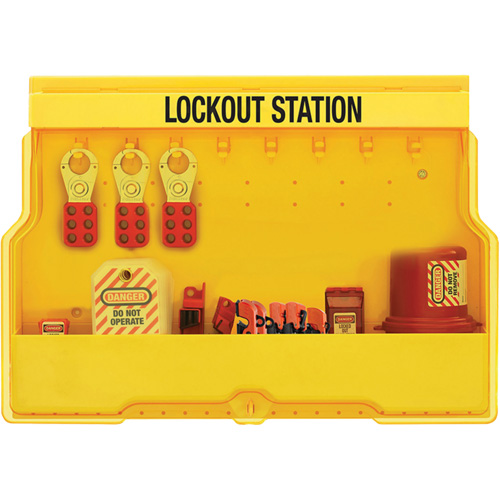 Premier Electrical Lockout Station, None Padlocks, 16 Padlock Capacity, Padlocks Not Included Nia-Chem Ltd.