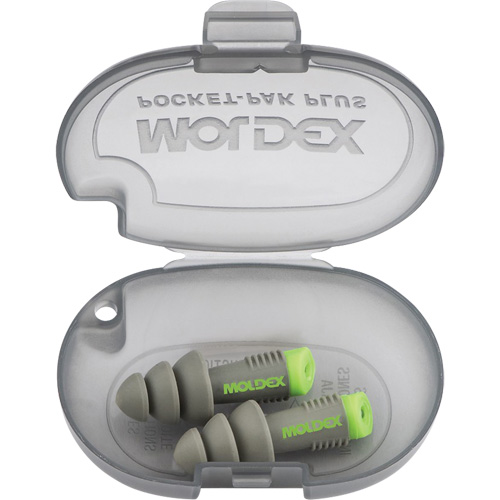 Alphas Reusable Earplugs, Uncorded, Bulk - Plastic Case, 27 dB NRR, One-Size Nia-Chem Ltd.