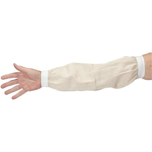 Sleeves, 18", Cotton, White Nia-Chem Ltd.