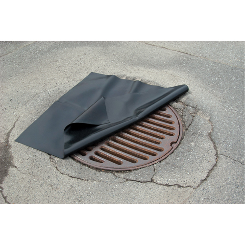 Couvercles de drains en n&eacute;oprene, Carr&eacute;e, 36" lo x 36" la Nia-Chem Ltd.