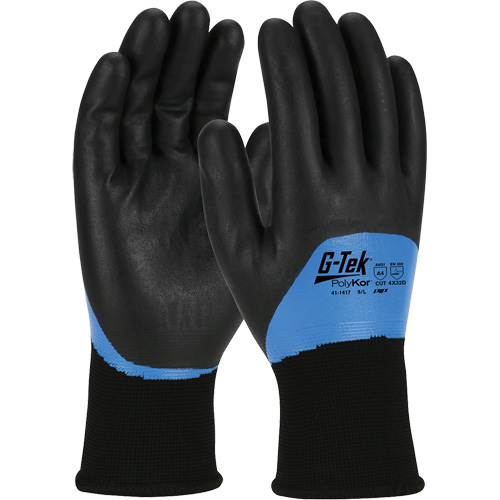 Gants isol&eacute;s r&eacute;sistants aux coupures G-Tek PolyKor, Taille Petit, Calibre 15, Rev&ecirc;tement Nitrile, Enveloppe en Fil technique, ANSI/ISEA 105 niveau 4 Nia-Chem Ltd.