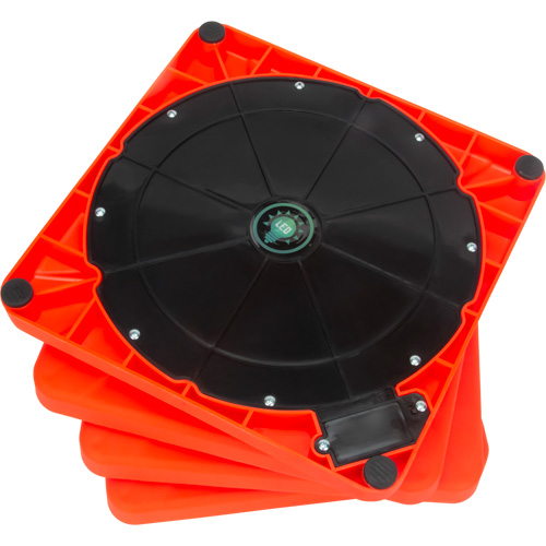 C&ocirc;ne de signalisation repliable, 28" h, Orange Nia-Chem Ltd.