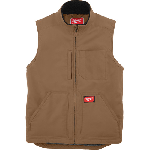Veste doubl&eacute;e en sherpa ultra-r&eacute;sistante, Hommes, Petit, Brun Nia-Chem Ltd.