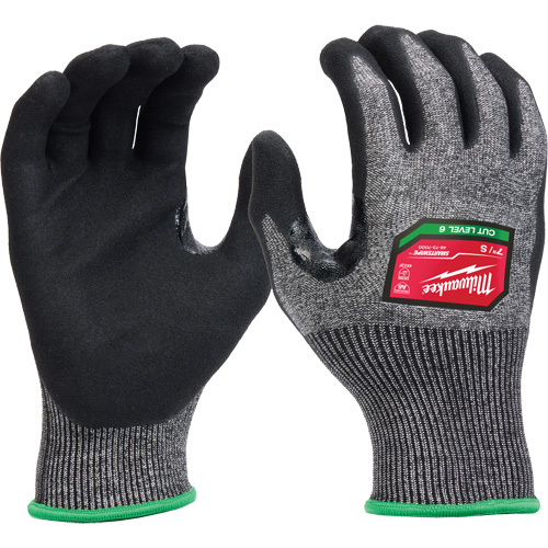Gants enduits par trempage &agrave; dext&eacute;rit&eacute; &eacute;lev&eacute;e, Taille Petit, Calibre 18, Rev&ecirc;tement Nitrile, Enveloppe en Poly&eacute;thyl&egrave;ne, ASTM ANSI niveau A6/EN 388 niveau F Nia-Chem Ltd.