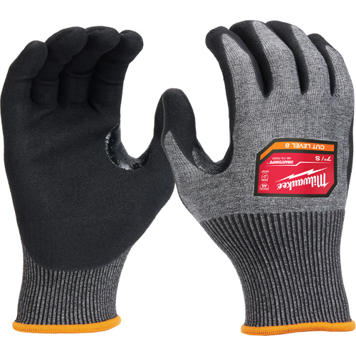 Gants enduits par trempage &agrave; dext&eacute;rit&eacute; &eacute;lev&eacute;e, Taille Petit, Calibre 18, Rev&ecirc;tement Nitrile, Enveloppe en Nylon/Poly&eacute;thyl&egrave;ne/Tungst&egrave;ne, ASTM ANSI niveau A8/EN 388 niveau F Nia-Chem Ltd.