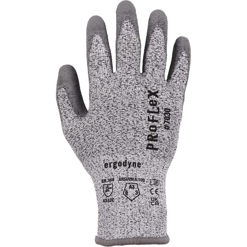 ProFlex 7030 Cut-Resistant Gloves, Size Small, 13 Gauge, Polyurethane Coated, Nylon/HPPE/Spandex Shell, ASTM ANSI Level A3/EN 388 Level C Nia-Chem Ltd.