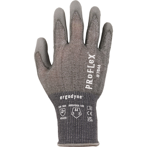Gants r&eacute;sistant &agrave; la coupe Proflex 7025, Taille Petit, Calibre 18, Rev&ecirc;tement Polyur&eacute;thane, Enveloppe en Nylon/PEHP/Spandex, ASTM ANSI niveau A2/EN 388 niveau B Nia-Chem Ltd.
